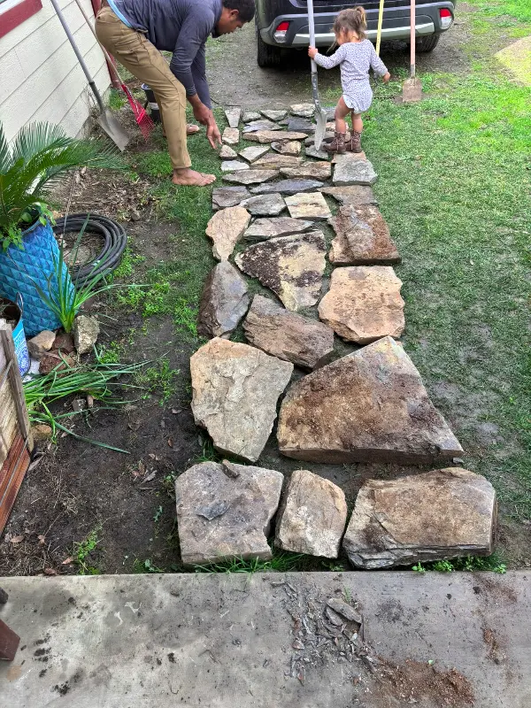 Recent landscaping project